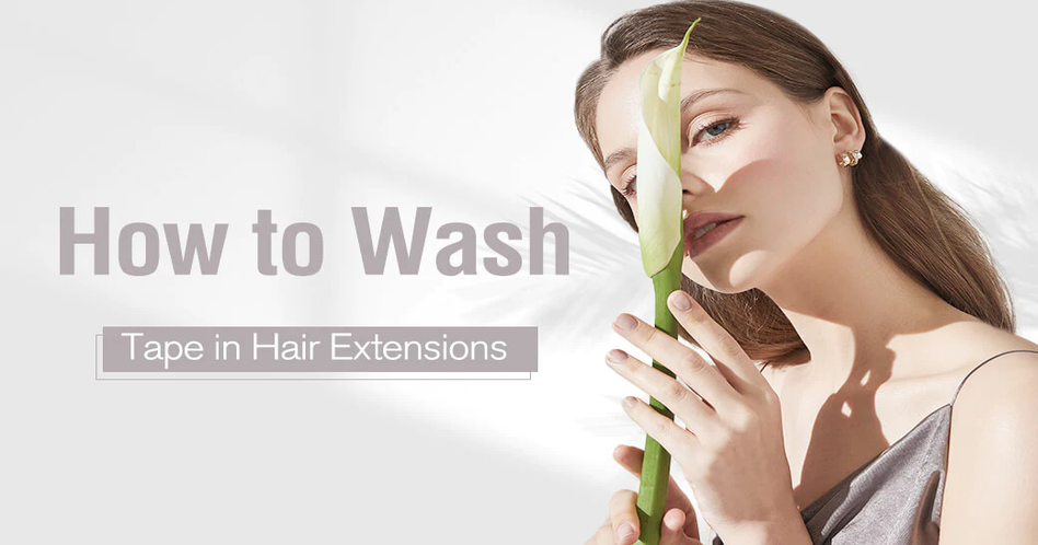 TIP ON HOW TO WASH YOUR TAPE – IN HAIR EXTENSIONS 